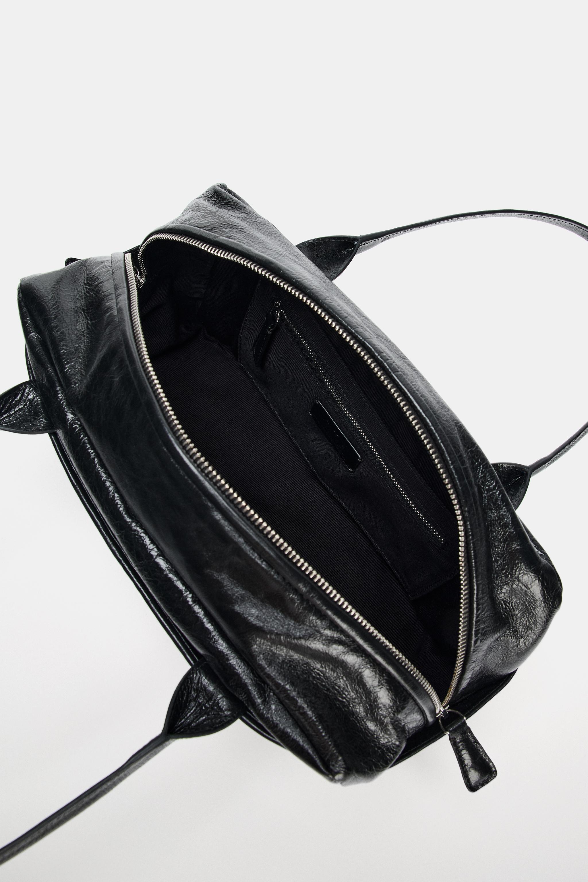 LEATHER BOWLING BAG
